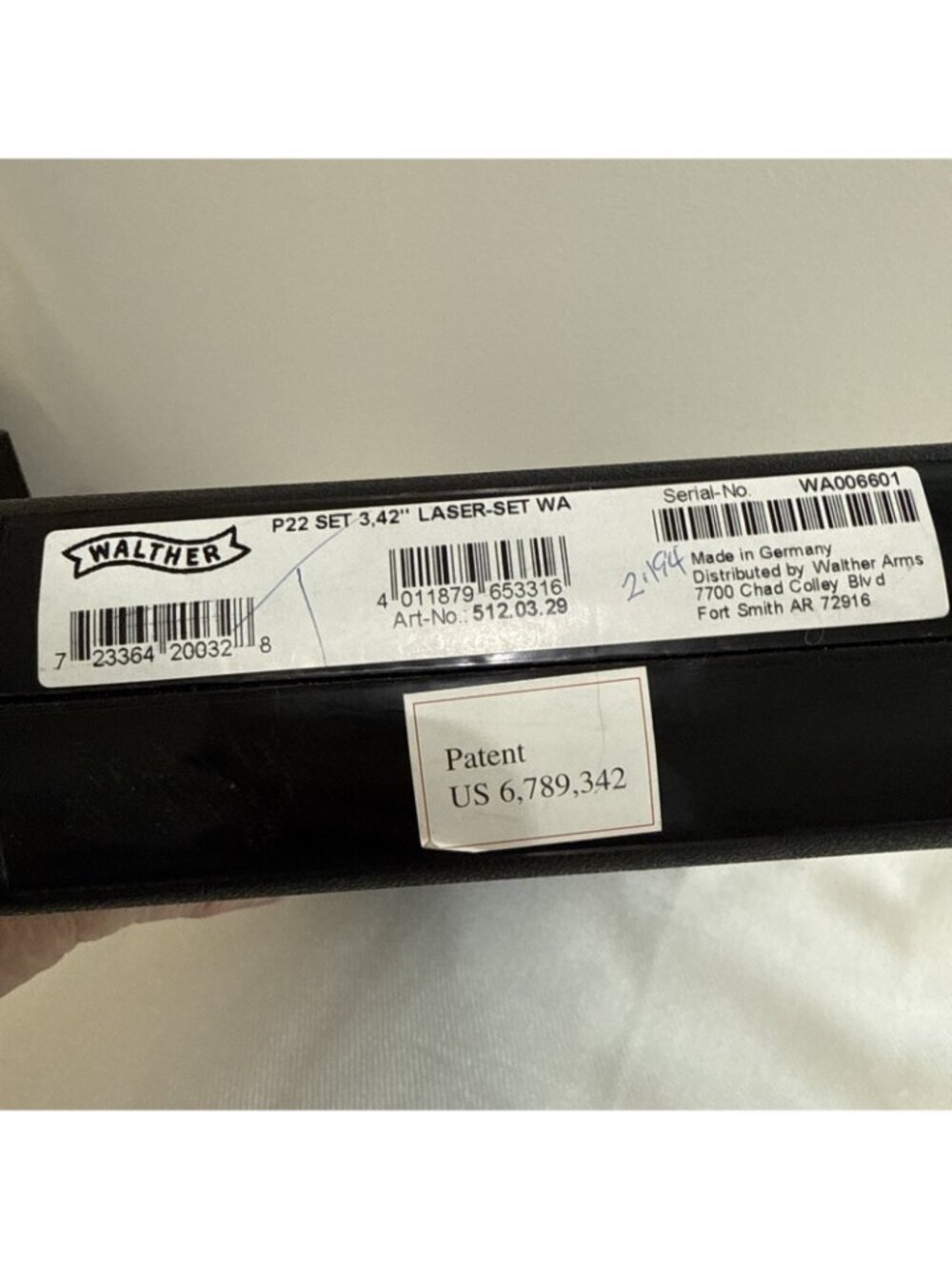 Walther P22 Factory Box - Picture 4 of 4